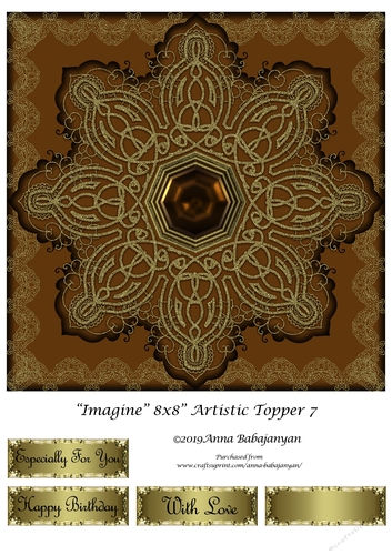 Imagine 8x8 Artistic Topper 7