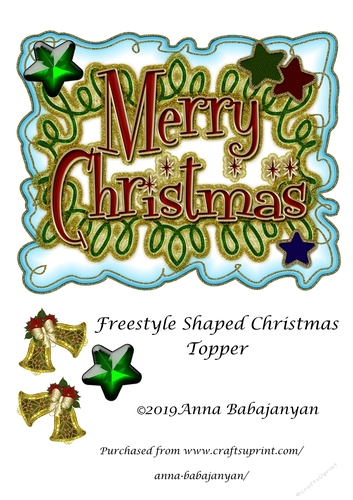 Freestyle Shaped Christmas Topper