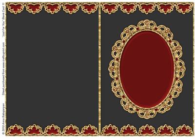 Just for You Blank Card 11