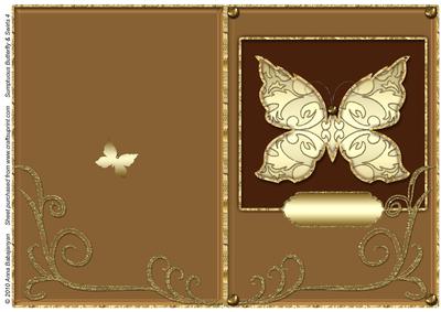 Sumptuous Butterfly & Swirls 4