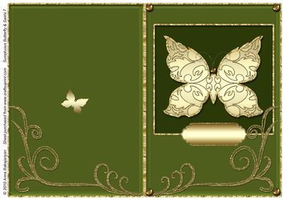 Sumptuous Butterfly & Swirls 7