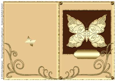 Sumptuous Butterfly & Swirls 8