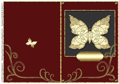 Sumptuous Butterfly & Swirls 11