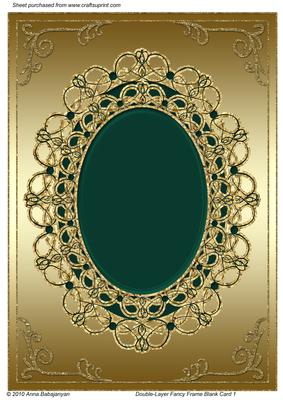 Double-layer Fancy Frame Blank Card 1