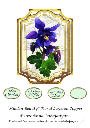 Hidden Beauty Floral Layered Topper