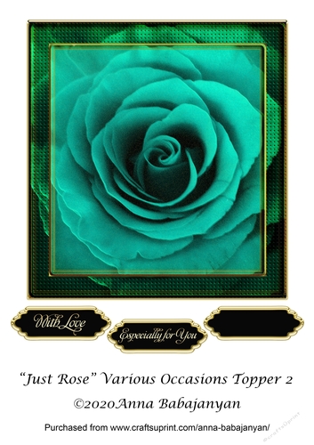 Just Rose Various Occasions Topper 2