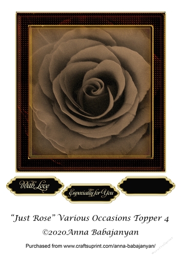Just Rose Various Occasions Topper 4