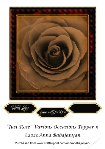 Just Rose Various Occasions Topper 5
