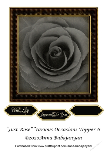 Just Rose Various Occasions Topper 6