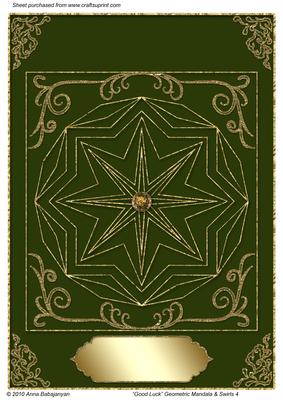 Good Luck Geometric Mandala & Swirls 4