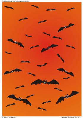 Halloween Sky Full of Bats (5)