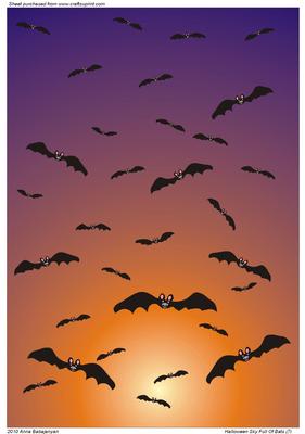 Halloween Sky Full of Bats (7)