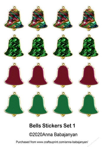 Bells Stickers Set 1