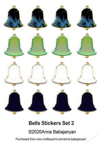 Bells Stickers Set 2