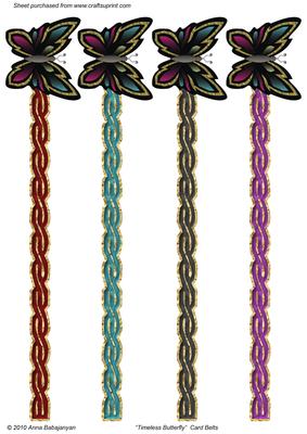 Timeless Butterfly Card Belts