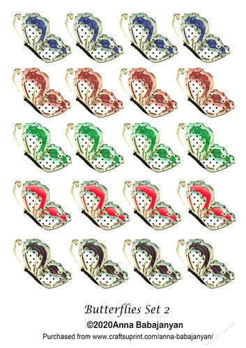 Butterflies Set 2