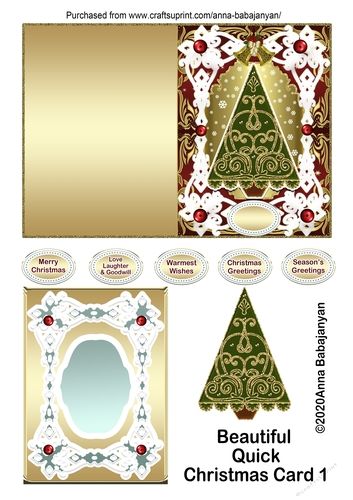 Beautiful Quick Christmas Card 1