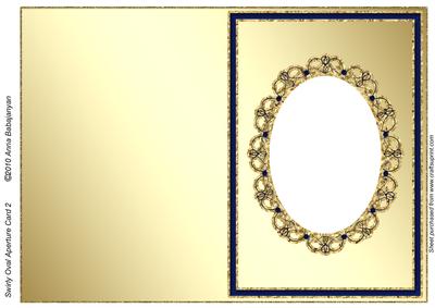 Swirly Oval Aperture Card 2