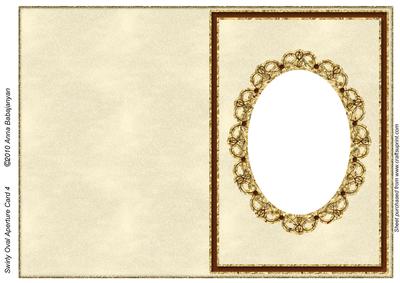 Swirly Oval Aperture Card 4