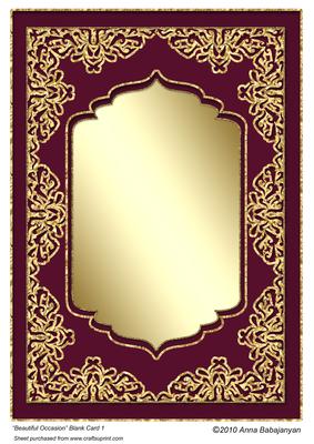 Beautiful Occasion Blank Card 1