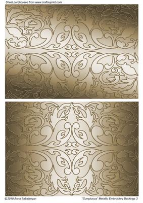 Sumptuous Metallic Embroidery Backings 3