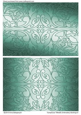 Sumptuous Metallic Embroidery Backings 6