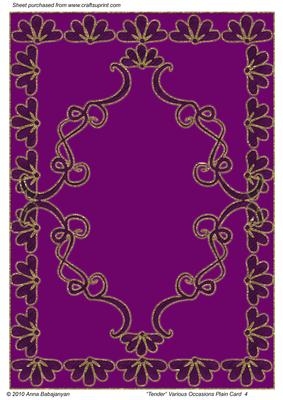 Tender Various Occasions Plain Card 4