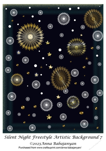 Silent Night Freestyle Artistic Background 7