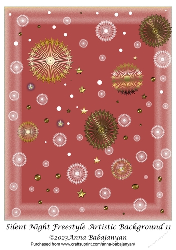 Silent Night Freestyle Artistic Background 11