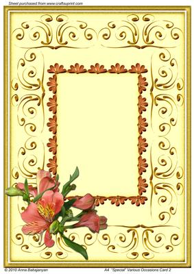 Special Various Occasions Card 2