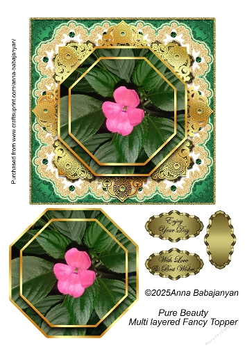 Pure Beauty Multi layered Fancy Topper