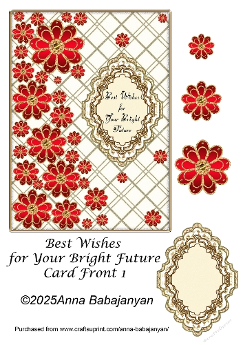 Best Wishes for Your Bright Future Card Front 1