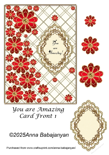 You are Amazing Card Front 1