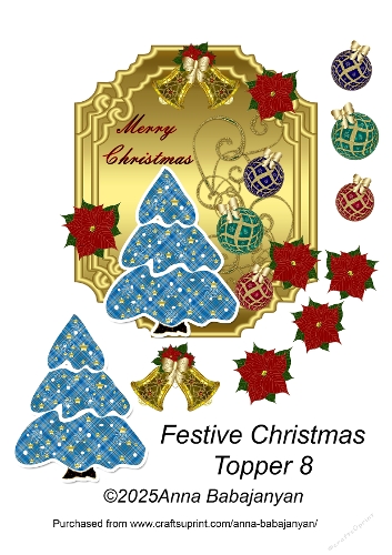 Festive Christmas Topper 8