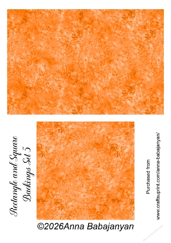 Rectangle and Square  Backings Set 5