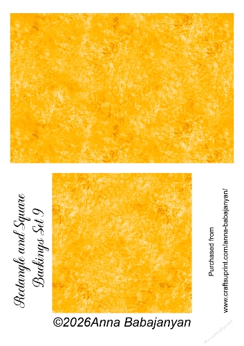 Rectangle and Square  Backings Set 9