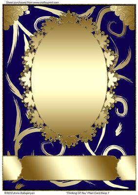 Thinking of You Plain Card Base 7