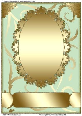 Thinking of You Plain Card Base 10