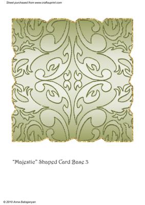 Majestic Shaped Card Base 3
