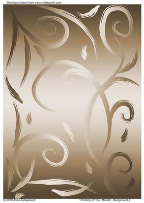 Thinking of You Metallic Background 2