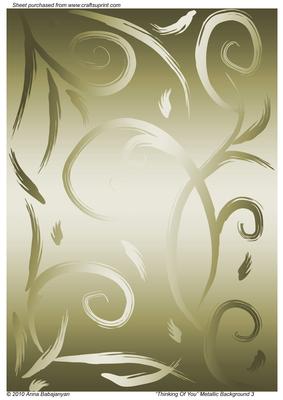 Thinking of You Metallic Background 3