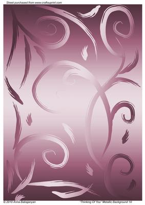 Thinking of You Metallic Background 10