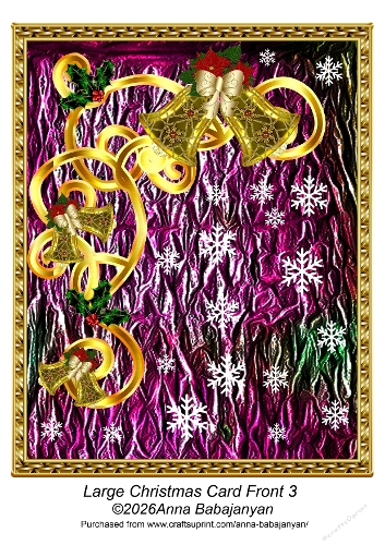 Large Christmas Card Front 3