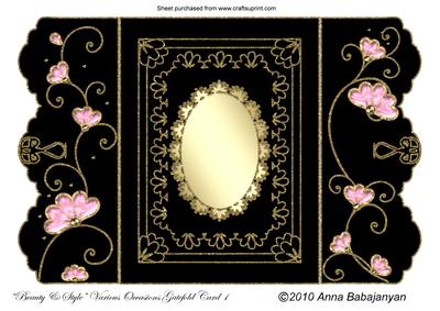 Beauty & Style Various Occasions Gatefold Card 1