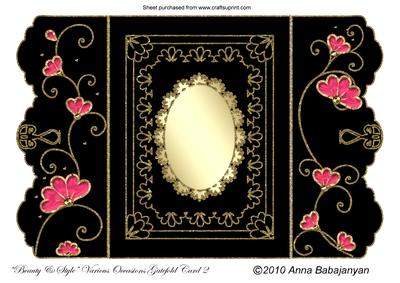 Beauty & Style Various Occasions Gatefold Card 2