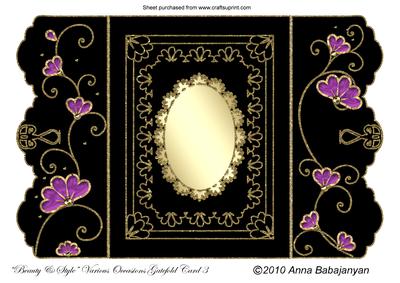 Beauty & Style Various Occasions Gatefold Card 3