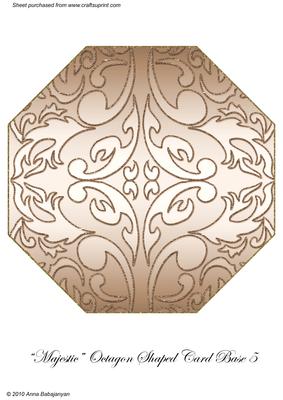 Majestic Octagon Shaped Card Base 5