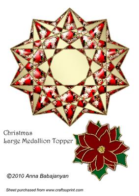 Christmas Large Medallion Topper