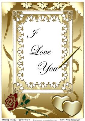 Writing to Say I Love You 1