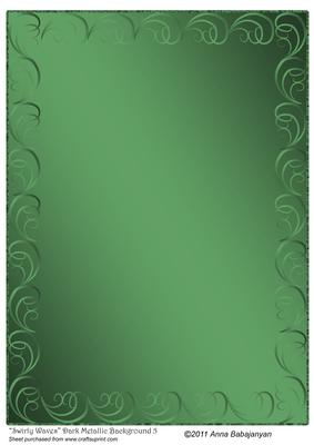 Swirly Waves Dark Metallic Background 5